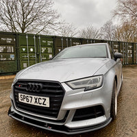Audi A3 S-Line 8V Facelift Saloon - Front Splitter