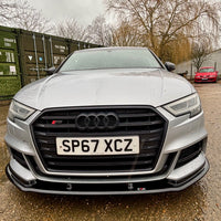 Audi A3 S-Line 8V Facelift Saloon - Front Splitter
