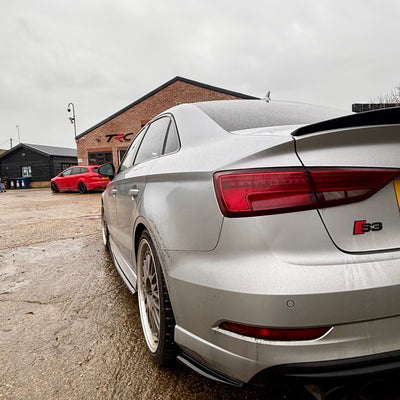 Audi A3 S-Line 8V Facelift Saloon - Side Skirt Splitters