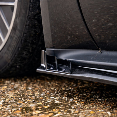 Porsche Taycan Pre Facelift - Side Skirt Splitters and Vortex Generators