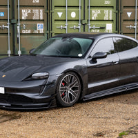 Porsche Taycan Pre Facelift - Side Skirt Splitters and Vortex Generators