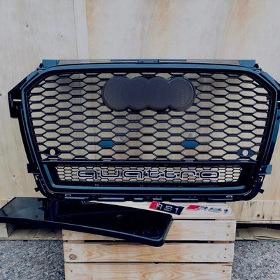 Audi S1 8X - Gloss Black Honey Comb Grille
