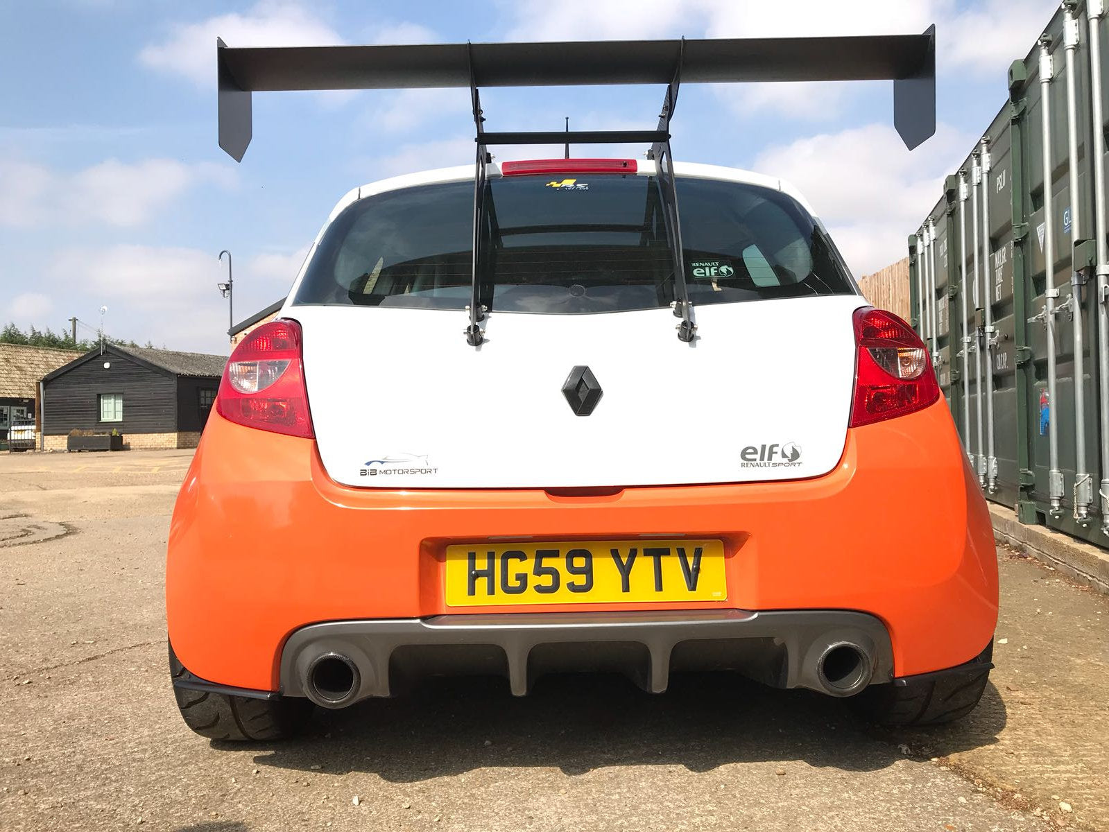 Clio Rs Rear Renault Clio MK3 RS200 - Rear Spats – Triple R Composites Ltd