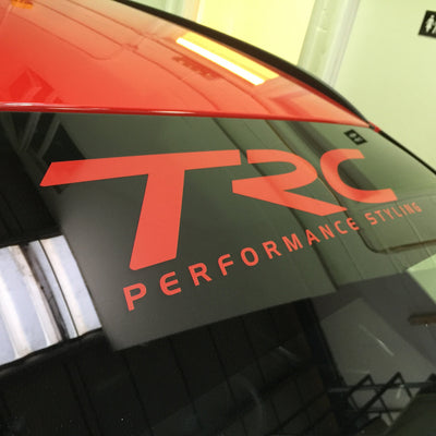 TRC Performance Styling Sun Strip Sized Vinyl