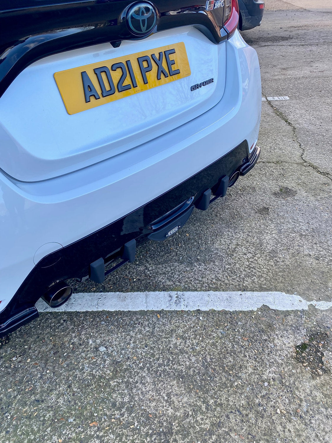 Toyota GR Yaris - Rear Diffuser Fins – Triple R Composites Ltd
