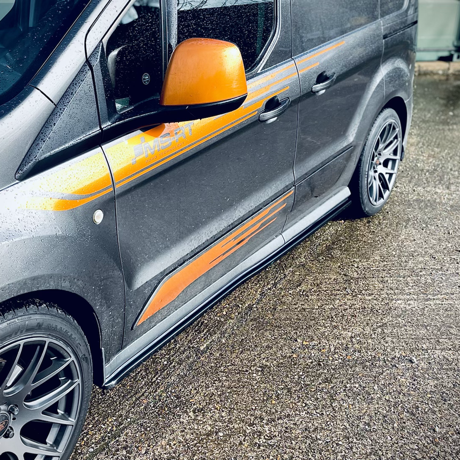 Ford Transit Connect MK2 Facelift Short Wheelbase - Side Skirt Splitters