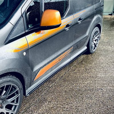 Ford Transit Connect MK2 Facelift Short Wheelbase - Side Skirt Splitters