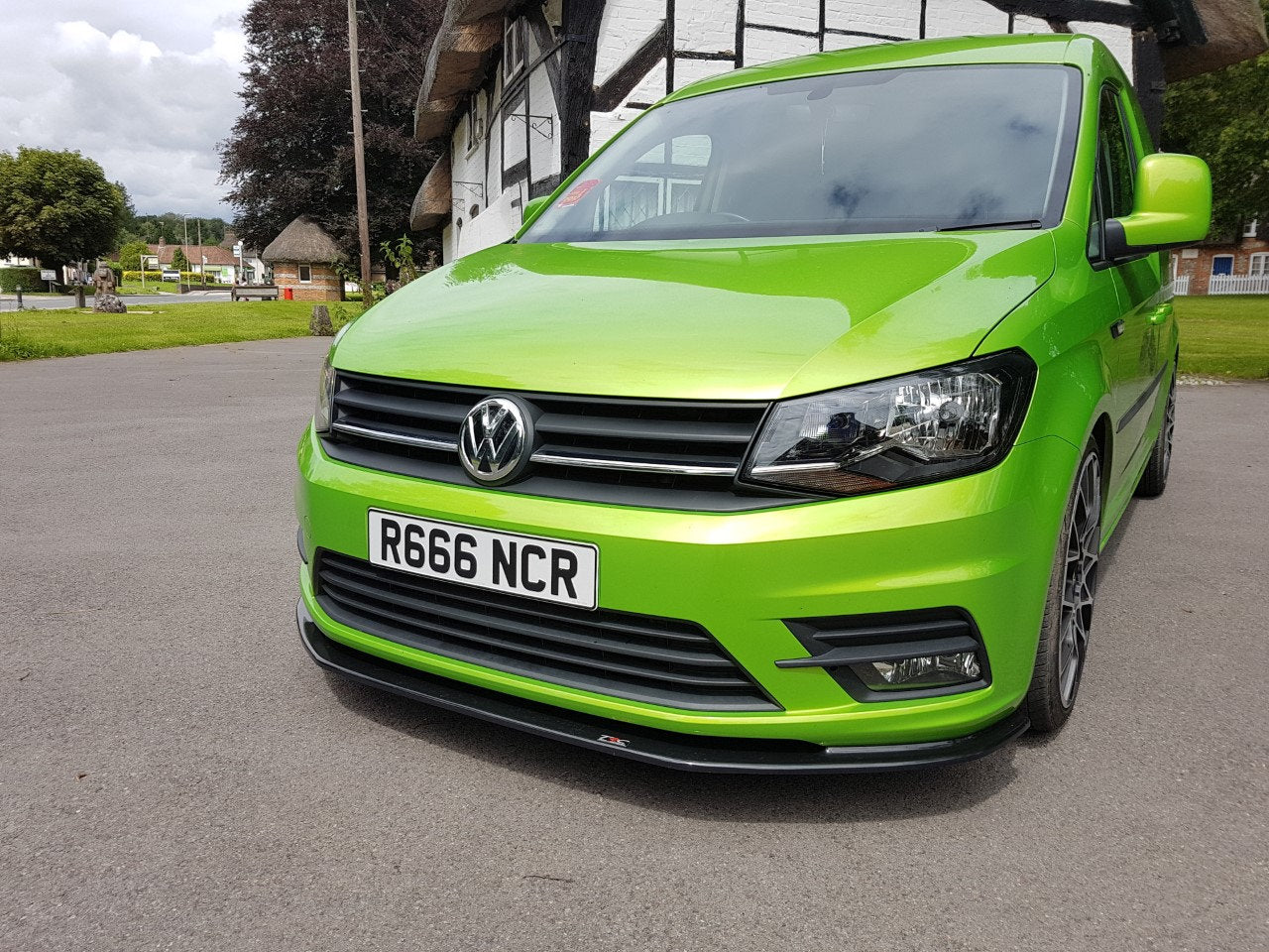 Vw Caddy R Front View Volkswagen Caddy MK4 2KN - Front Splitter – Triple R Composites Ltd