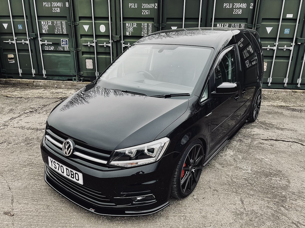 Vw Caddy R Front View Volkswagen Caddy MK4 2KN - Front Splitter – Triple R Composites Ltd