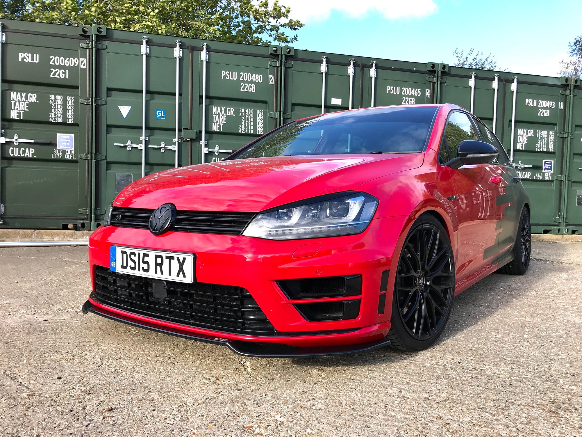 What Is R V2 Volkswagen Golf MK7 R - V2 Front Splitter – Triple R Composites Ltd