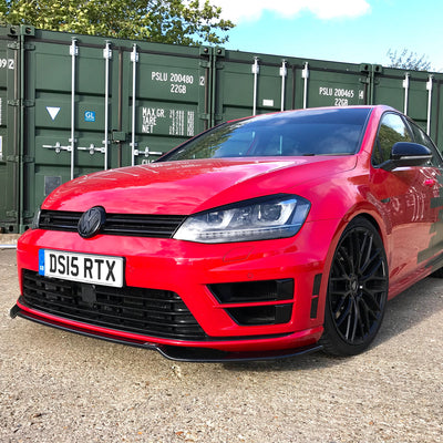 Volkswagen Golf MK7 R - V2 Front Splitter