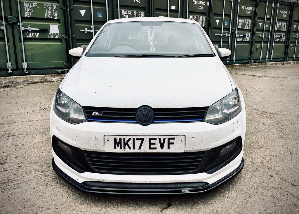 Volkswagen Polo MK5 R-Line - Front Splitter β Triple R Composites Ltd