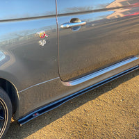 Fiat Abarth 500 Series 3 - Side Skirt Splitters