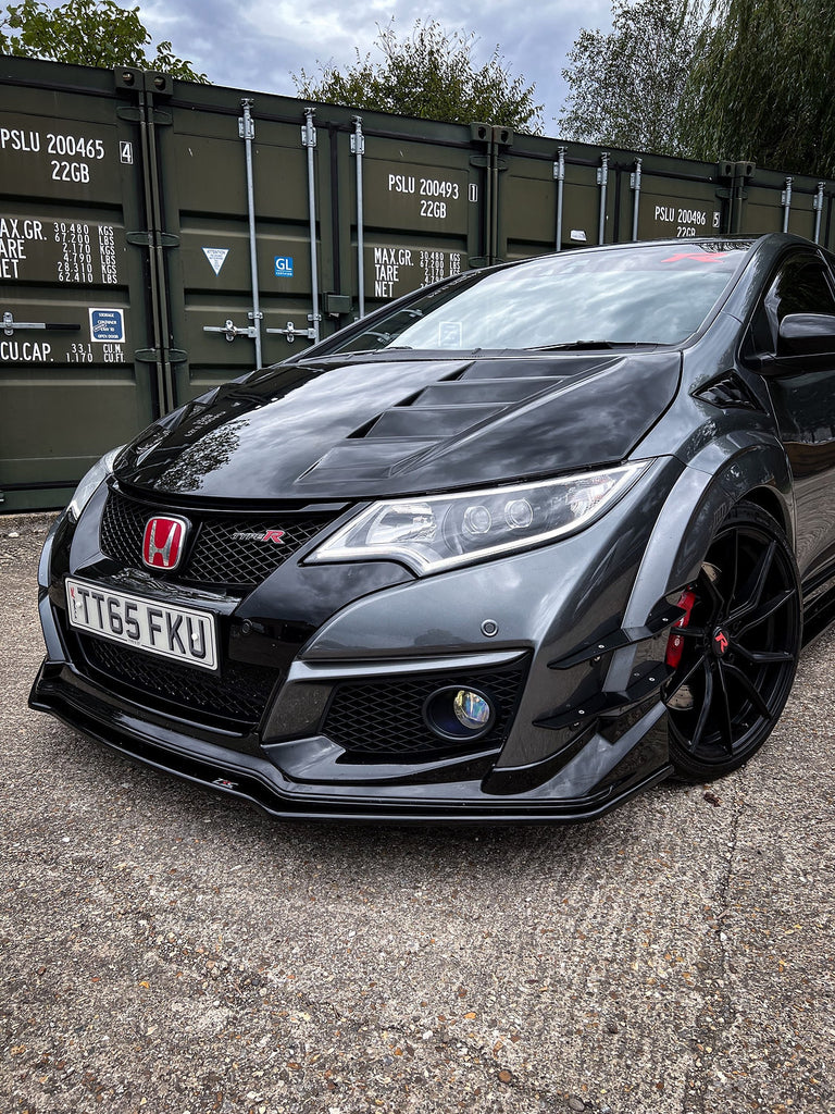 Fk2 Type R Modded Honda Civic Type R FK2 - Front Splitter – Triple R Composites Ltd