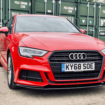 Audi A3 S-Line 8V Facelift Hatchback - Front Splitter