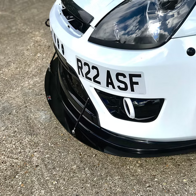Ford Fiesta MK6 ST150 /ZS Ally-Aero Division Front Splitter