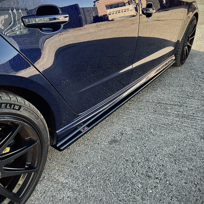 Audi A3 S-Line 8V Pre Facelift Sportback 5 Door - Side Skirt Splitters