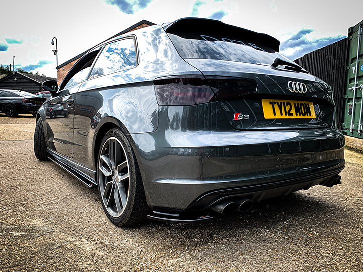 Audi S3 8V Facelift Hatchback - Rear Spats – Triple R Composites Ltd