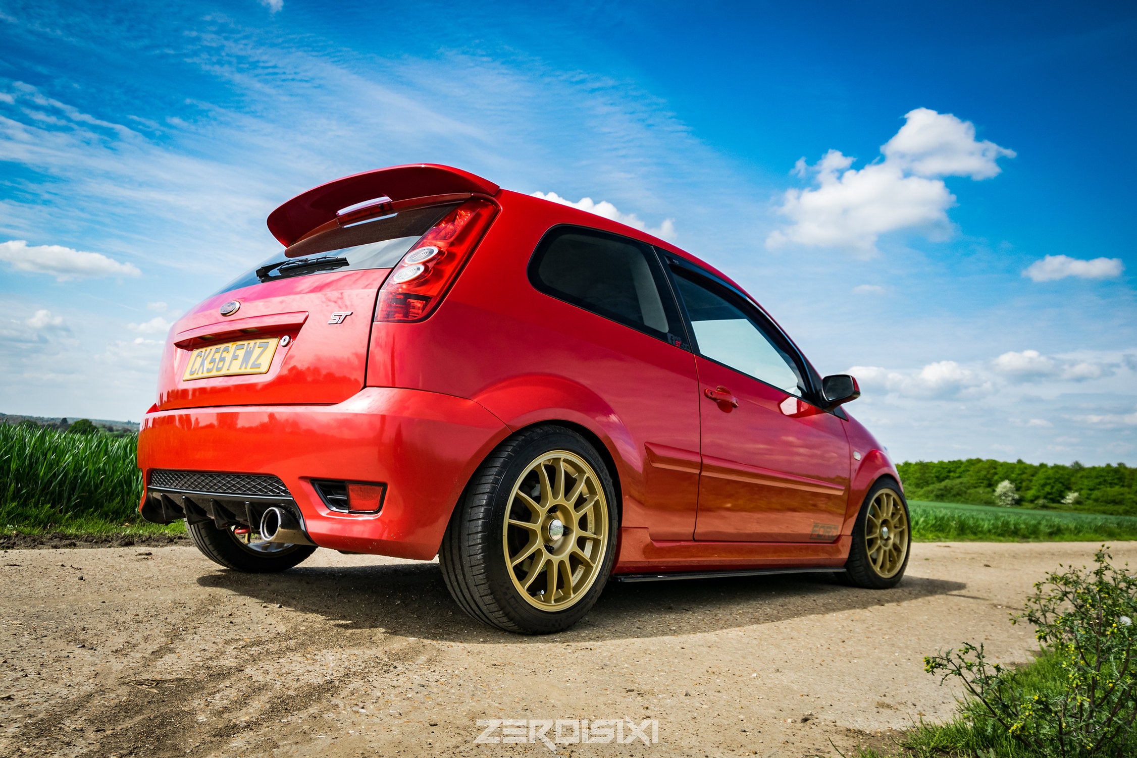Fiesta R Ford Fiesta MK6 ST150 - Rear Diffuser – Triple R Composites Ltd