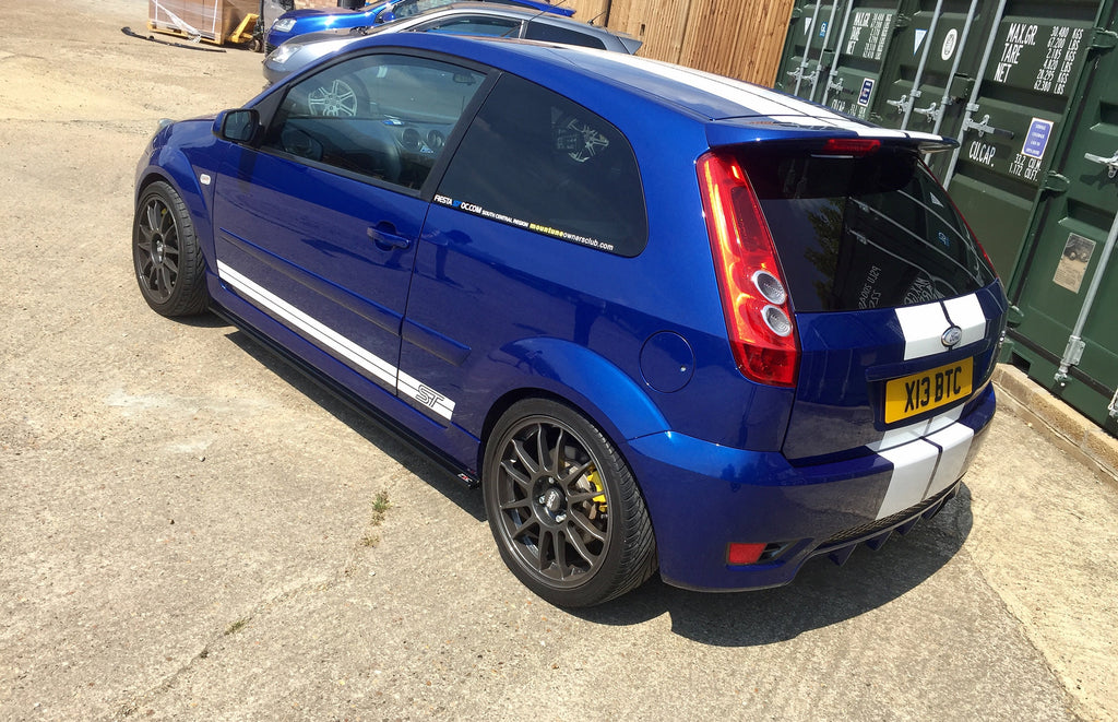 Mk6 Fiesta Rear Ford Fiesta MK6 ST150 - Side Skirt Splitters – Triple R Composites Ltd