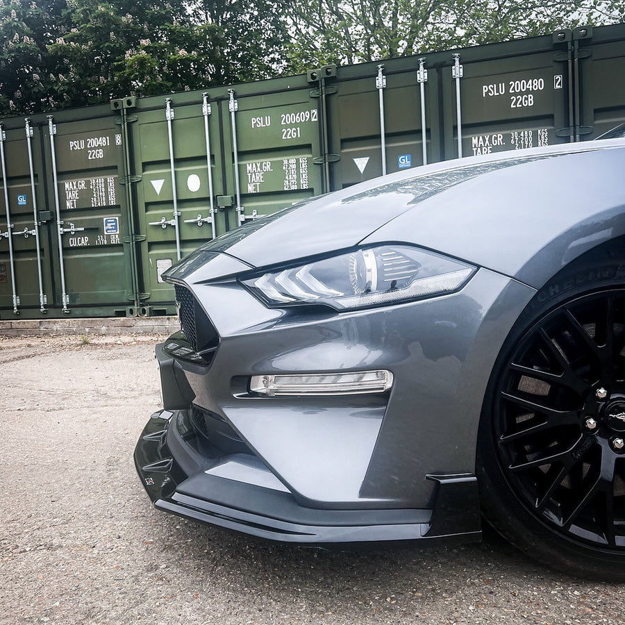 Ford Mustang 5.0L GT Facelift - Front Splitter Fins