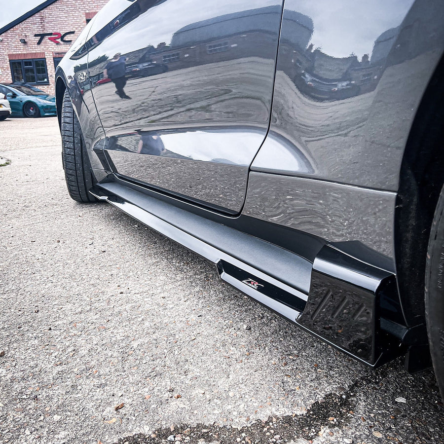 Ford Mustang 5.0L GT Facelift - Side Skirt Splitter Fins