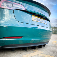 Tesla Model 3 - Rear Finned Diffuser Panel